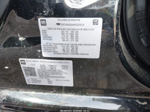 2024 CHEVROLET SILVERADO 1500 3GCUDCEDXRG229314 Photo 8