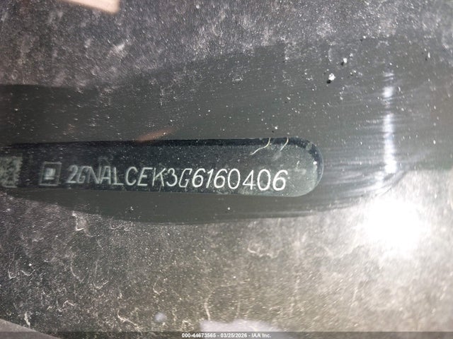 Aukcja sprzedaży 2016 Chevrolet Equinox Lt, vin: 2GNALCEK3G6160406, numer aukcji: 44673565