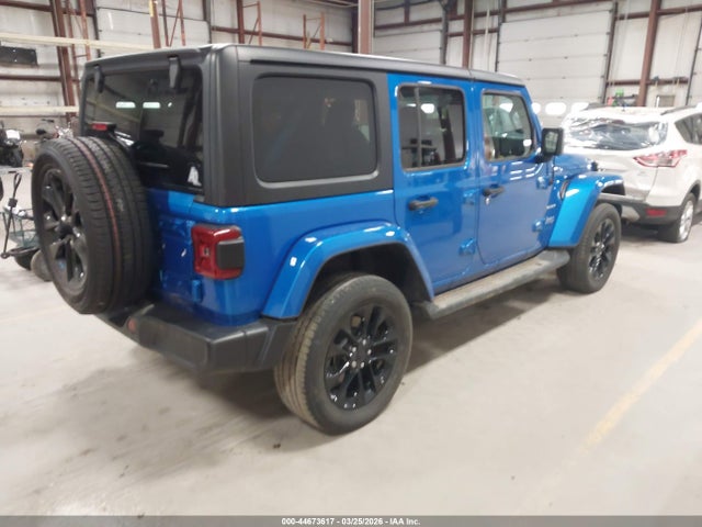 44673617 :رقم المزاد ، 1C4JJXP65NW280491 vin ، 2022 Jeep Wrangler 4xe Unlimited Sahara 4x4 مزاد بيع