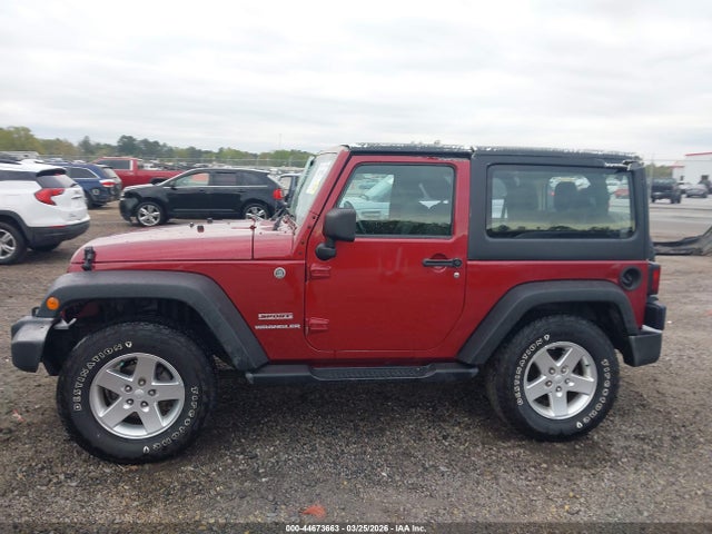 2012 Jeep Wrangler Sport მანქანა იყიდება აუქციონზე, vin: 1C4AJWAG3CL286400, აუქციონის ნომერი: 44673663