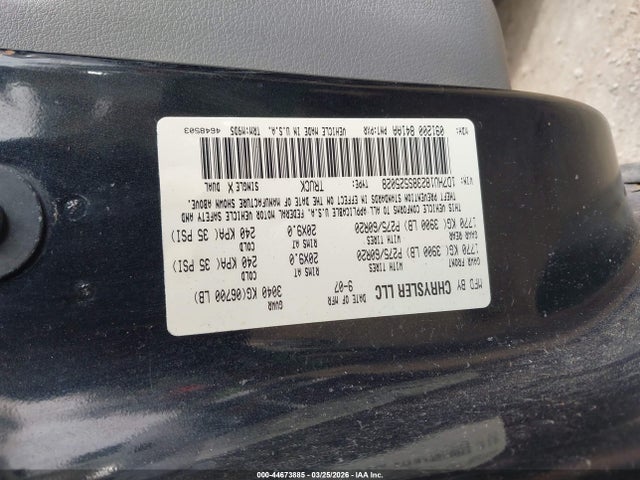 Aukcja sprzedaży 2008 Dodge Ram 1500 Slt, vin: 1D7HU18238S525028, numer aukcji: 44673885