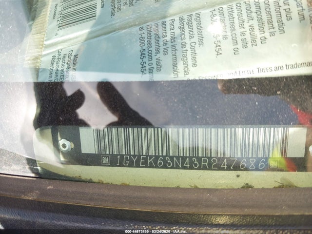 2003 CADILLAC ESCALADE 1GYEK63N43R247686 Photo 8