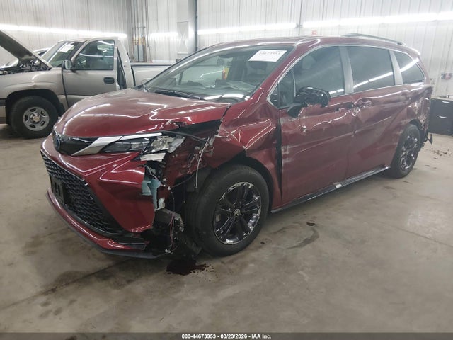 44673953 :رقم المزاد ، 5TDDSKFC7RS147922 vin ، 2024 Toyota Sienna Xse مزاد بيع