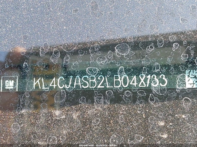44674090 :رقم المزاد ، KL4CJASB2LB048133 vin ، 2020 Buick Encore Fwd Preferred مزاد بيع