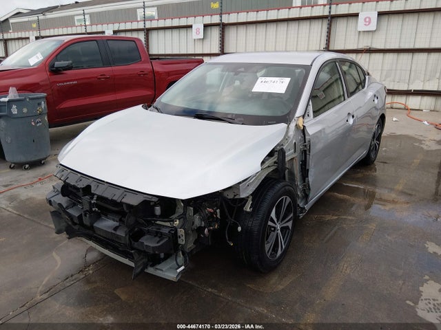 2022 Nissan Sentra Sv Xtronic Cvt მანქანა იყიდება აუქციონზე, vin: 3N1AB8CV8NY256634, აუქციონის ნომერი: 44674170
