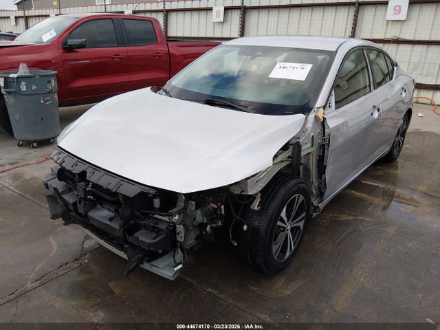 2022 Nissan Sentra Sv Xtronic Cvt მანქანა იყიდება აუქციონზე, vin: 3N1AB8CV8NY256634, აუქციონის ნომერი: 44674170