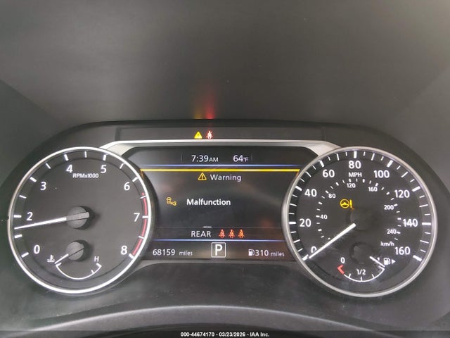 2022 Nissan Sentra Sv Xtronic Cvt მანქანა იყიდება აუქციონზე, vin: 3N1AB8CV8NY256634, აუქციონის ნომერი: 44674170