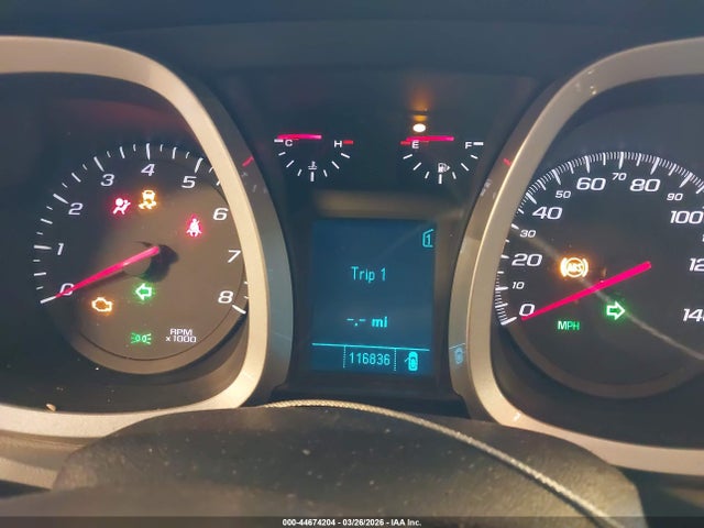 44674204 :رقم المزاد ، 2GNALBEC6B1262579 vin ، 2011 Chevrolet Equinox Ls مزاد بيع