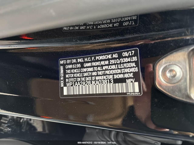 2018 PORSCHE CAYENNE WP1AA2A28JKA03813 Photo 8