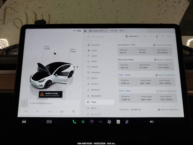 2023 Tesla Model 3 Rear-wheel Drive მანქანა იყიდება აუქციონზე, vin: 5YJ3E1EA4PF651262, აუქციონის ნომერი: 44674345