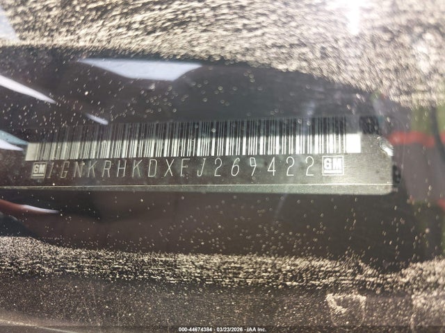 1GNKRHKDXFJ269422 Chevrolet Traverse 2lt