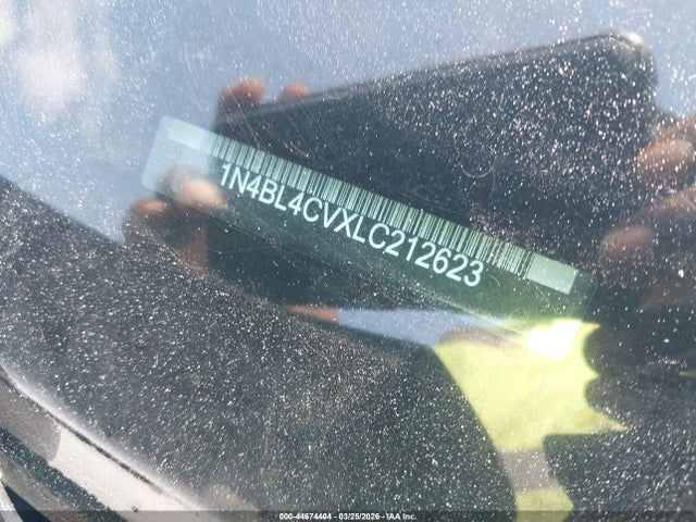1N4BL4CVXLC212623 Nissan Altima Sr Fwd