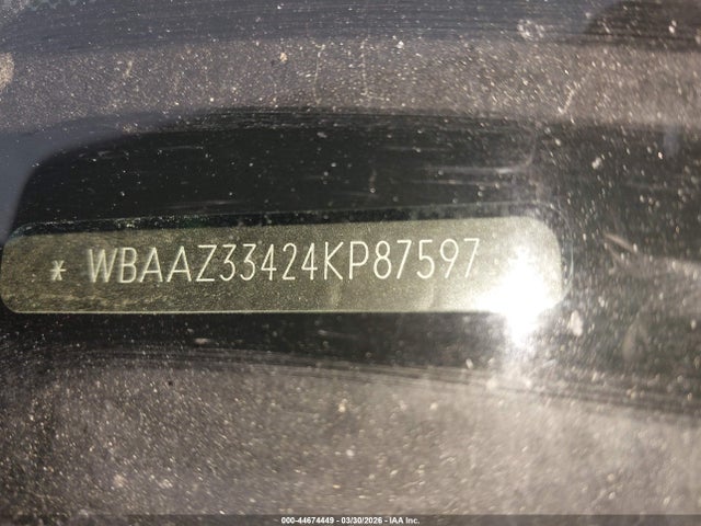 Продаж на аукціоні авто 2004 Bmw 325i, vin: WBAAZ33424KP87597, номер лоту: 44674449