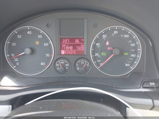 2008 Volkswagen Jetta Se/sel მანქანა იყიდება აუქციონზე, vin: 3VWRM71K98M124052, აუქციონის ნომერი: 44674709