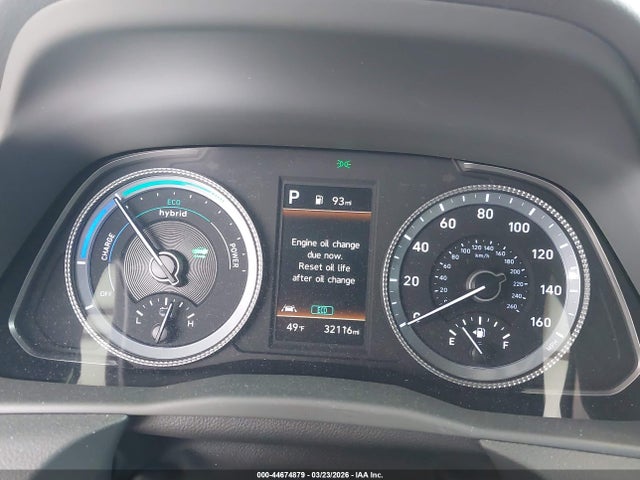 KMHL24JJXPA074080 Hyundai Sonata Hybrid Blue