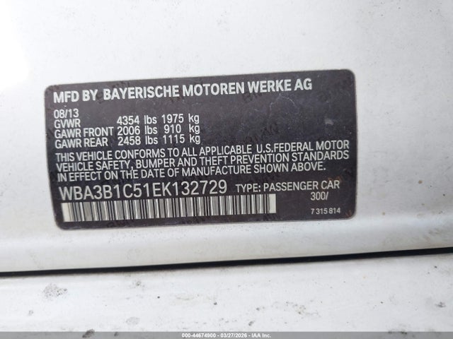WBA3B1C51EK132729 BMW 320i