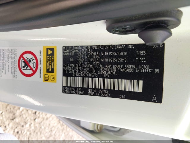 Lexus RX 350 2015 2T2ZK1BAXFC188775 Image 9