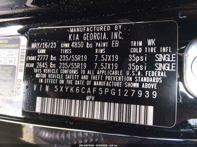 2023 KIA SPORTAGE 5XYK6CAF5PG127939 Photo 8