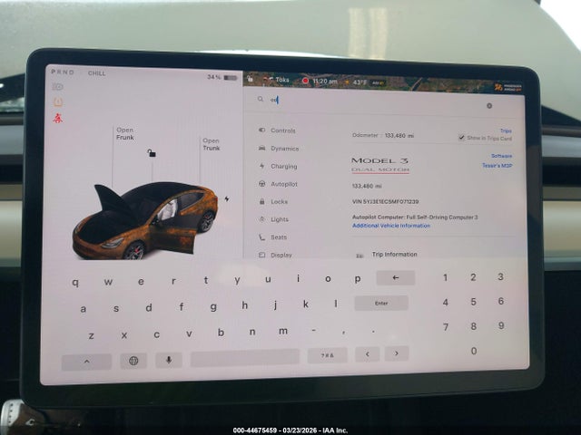 2021 TESLA MODEL 3 5YJ3E1EC5MF071239 Photo 6