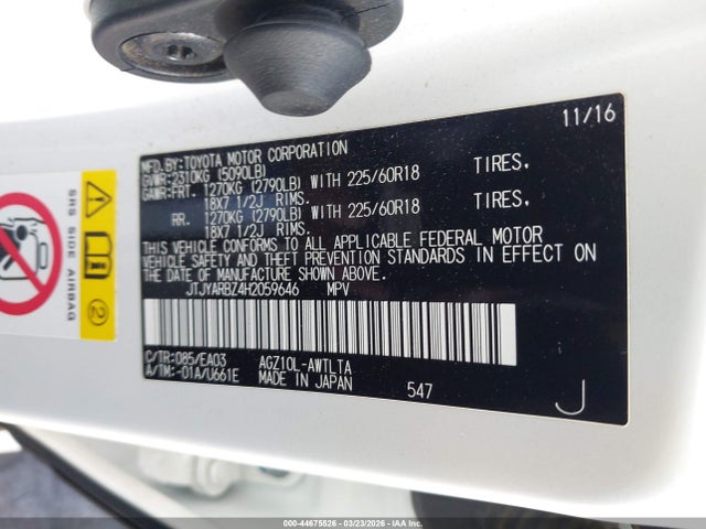 JTJYARBZ4H2059646 Lexus Nx Nx Turbo