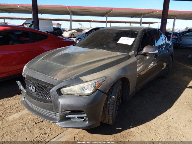 2015 Infiniti Q50 Premium მანქანა იყიდება აუქციონზე, vin: JN1BV7AP2FM356582, აუქციონის ნომერი: 44675527