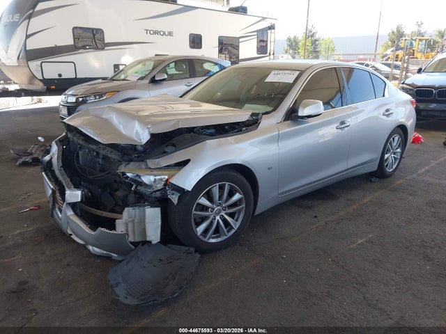 2014 Infiniti Q50 Premium მანქანა იყიდება აუქციონზე, vin: JN1BV7APXEM691281, აუქციონის ნომერი: 44675593