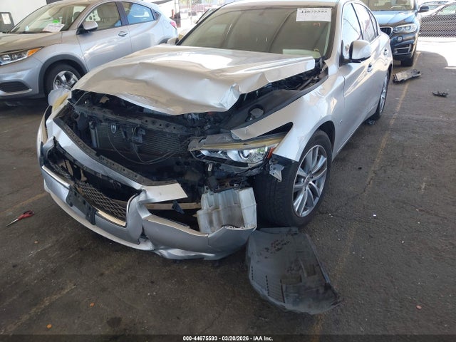 2014 Infiniti Q50 Premium მანქანა იყიდება აუქციონზე, vin: JN1BV7APXEM691281, აუქციონის ნომერი: 44675593