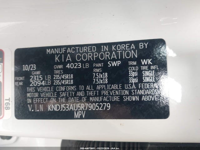 KNDJ53AU5R7905279 KIA Soul Gt-line