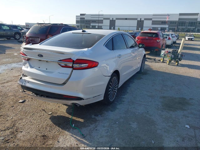 Aukcja sprzedaży 2018 Ford Fusion Energi Platinum, vin: 3FA6P0SU5JR287168, numer aukcji: 44675720