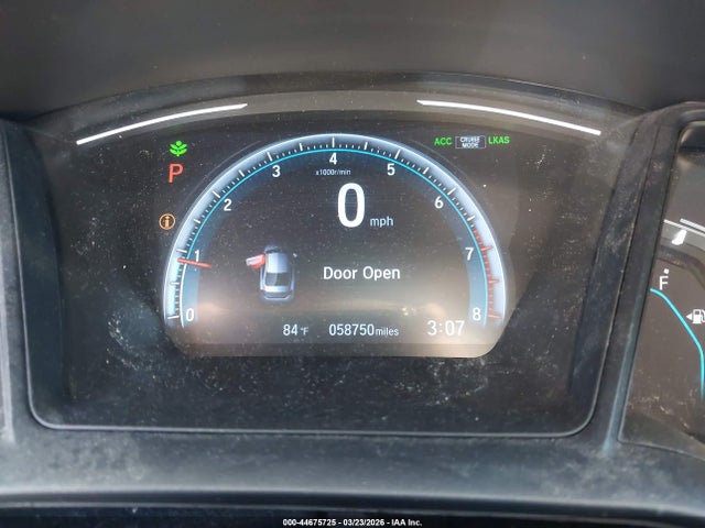 2019 Honda Civic Lx მანქანა იყიდება აუქციონზე, vin: 19XFC2F6XKE035776, აუქციონის ნომერი: 44675725