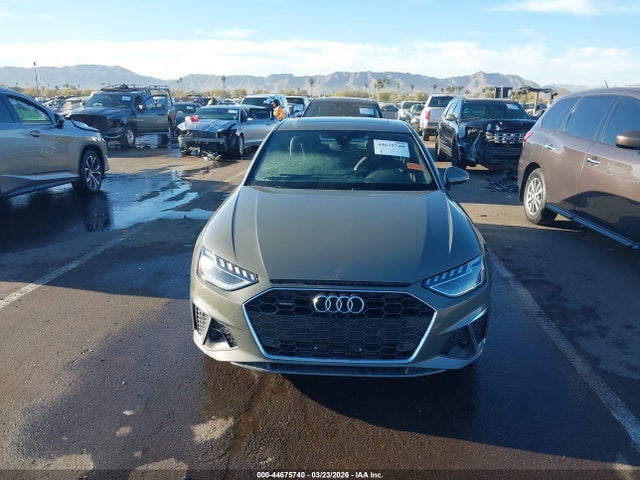 2023 Audi A4 Premium 45 Tfsi S Line Quattro S Tronic მანქანა იყიდება აუქციონზე, vin: WAUDAAF49PN021762, აუქციონის ნომერი: 44675740