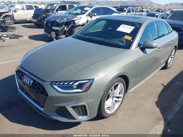2023 Audi A4 Premium 45 Tfsi S Line Quattro S Tronic მანქანა იყიდება აუქციონზე, vin: WAUDAAF49PN021762, აუქციონის ნომერი: 44675740