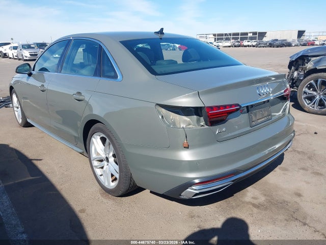 2023 Audi A4 Premium 45 Tfsi S Line Quattro S Tronic მანქანა იყიდება აუქციონზე, vin: WAUDAAF49PN021762, აუქციონის ნომერი: 44675740