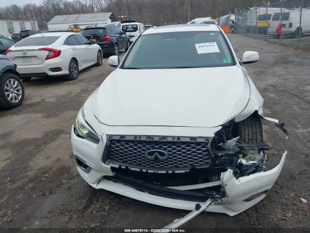 2018 Infiniti Q50 3.0t Luxe მანქანა იყიდება აუქციონზე, vin: JN1EV7AP5JM360079, აუქციონის ნომერი: 44676114