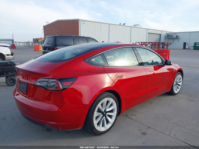 2021 Tesla Model 3 Standard Range Plus Rear-wheel Drive მანქანა იყიდება აუქციონზე, vin: 5YJ3E1EAXMF060817, აუქციონის ნომერი: 44676387