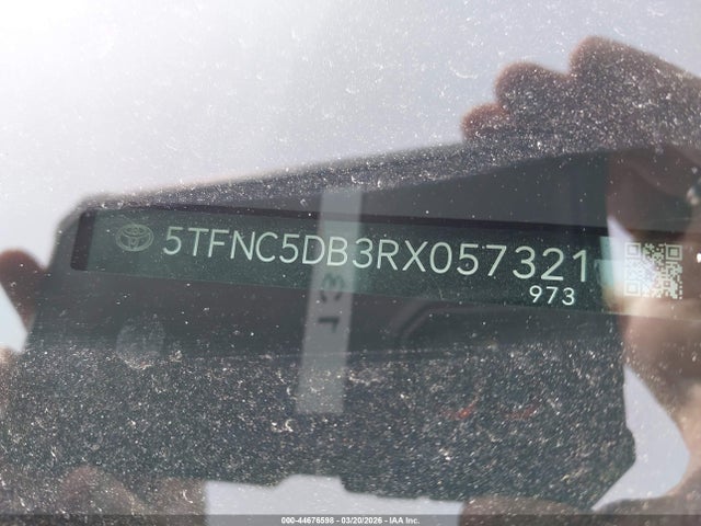 Продаж на аукціоні авто 2024 Toyota Tundra Hybrid Platinum 4wd, vin: 5TFNC5DB3RX057321, номер лоту: 44676598