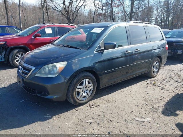 44676608 :رقم المزاد ، 5FNRL38615B052268 vin ، 2005 Honda Odyssey Ex-l مزاد بيع
