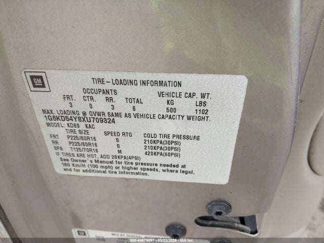 1999 CADILLAC DEVILLE 1G6KD54Y8XU709324 Photo 8