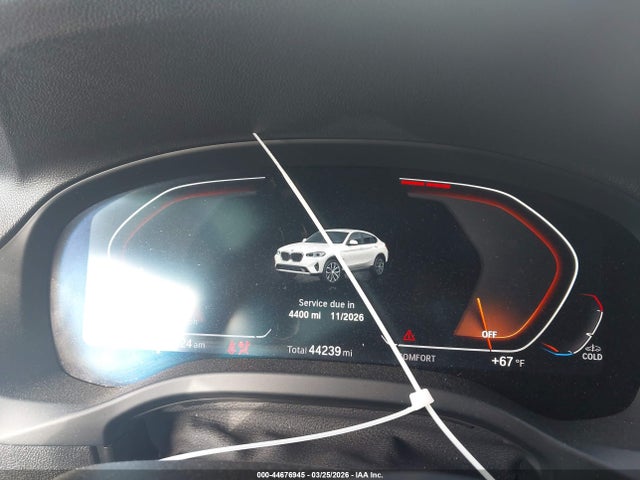 2024 Bmw X4 Xdrive30i მანქანა იყიდება აუქციონზე, vin: 5UX33DT0XR9X21070, აუქციონის ნომერი: 44676945