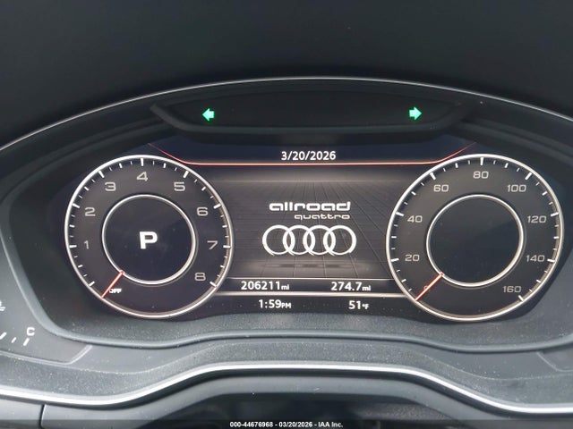 Aukcja sprzedaży 2018 Audi A4 Allroad 2.0t Premium/2.0t Tech Premium, vin: WA18NAF4XJA206615, numer aukcji: 44676968