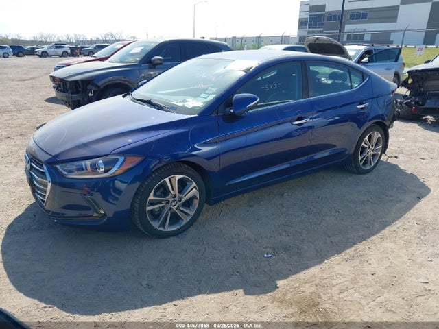 2017 Hyundai Elantra Limited მანქანა იყიდება აუქციონზე, vin: 5NPD84LF8HH033263, აუქციონის ნომერი: 44677058