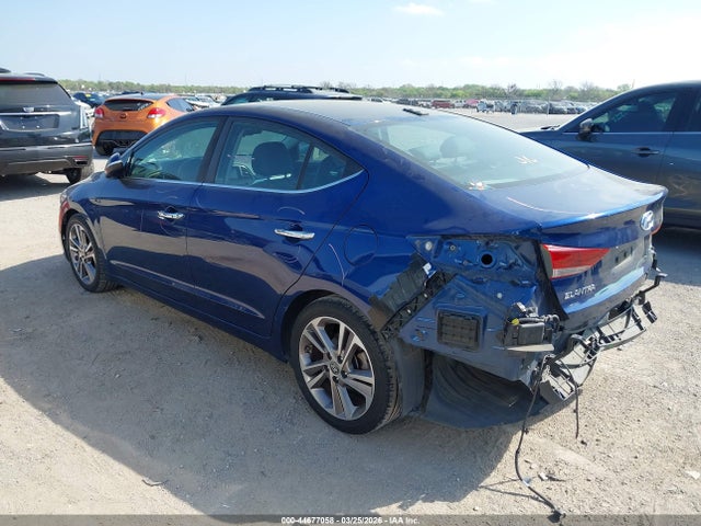 2017 Hyundai Elantra Limited მანქანა იყიდება აუქციონზე, vin: 5NPD84LF8HH033263, აუქციონის ნომერი: 44677058