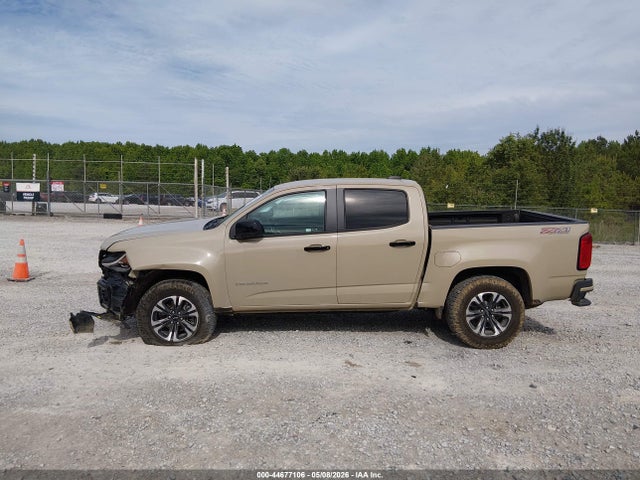 Aukcja sprzedaży 2022 Chevrolet Colorado 4wd  Short Box Z71, vin: 1GCGTDEN1N1296861, numer aukcji: 44677106