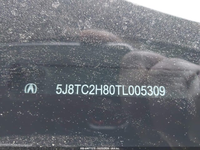 44677275 :رقم المزاد ، 5J8TC2H80TL005309 vin ، 2026 Acura Rdx A-spec Advance Package مزاد بيع
