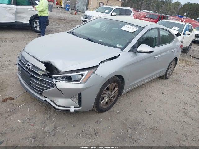 2019 Hyundai Elantra Sel მანქანა იყიდება აუქციონზე, vin: 5NPD84LFXKH481477, აუქციონის ნომერი: 44677289