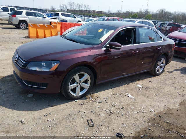 2013 Volkswagen Passat 2.0l Tdi Se მანქანა იყიდება აუქციონზე, vin: 1VWBN7A31DC008511, აუქციონის ნომერი: 44677315