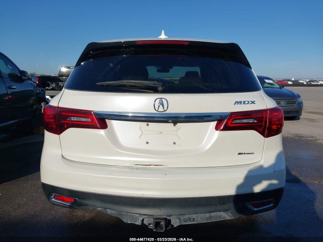 2016 Acura Mdx Technology   Acurawatch Plus Packages/technology Package მანქანა იყიდება აუქციონზე, vin: 5FRYD4H41GB021293, აუქციონის ნომერი: 44677420
