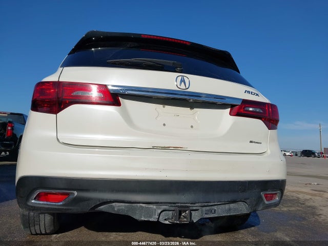2016 Acura Mdx Technology   Acurawatch Plus Packages/technology Package მანქანა იყიდება აუქციონზე, vin: 5FRYD4H41GB021293, აუქციონის ნომერი: 44677420