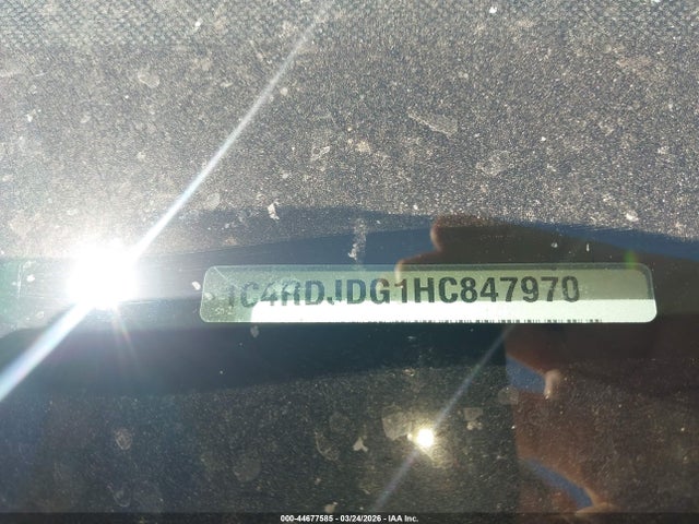 Продаж на аукціоні авто 2017 Dodge Durango Gt Awd, vin: 1C4RDJDG1HC847970, номер лоту: 44677585