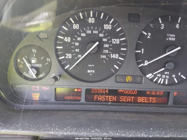 Aukcja sprzedaży 2001 Bmw 740il, vin: WBAGH83421DP23960, numer aukcji: 44677593
